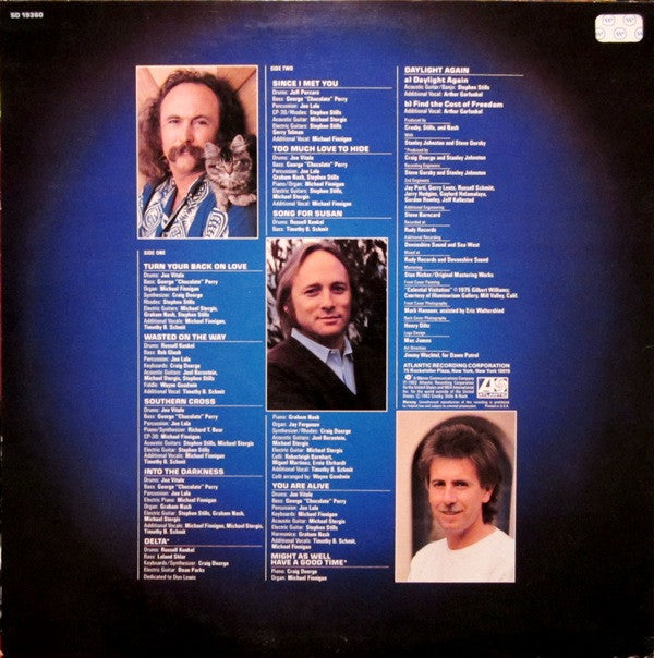 Crosby, Stills & Nash : Daylight Again (LP, Album, SP )