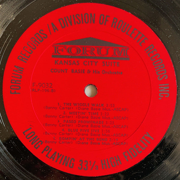 Count Basie Orchestra : Kansas City Suite (The Music Of Benny Carter) (LP, Album, Mono)