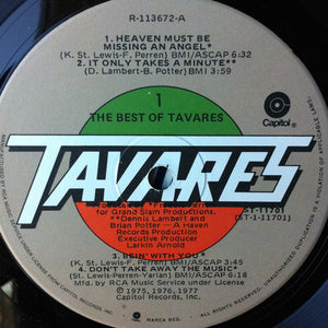 Tavares : The Best Of Tavares (LP, Comp, Club, RCA)