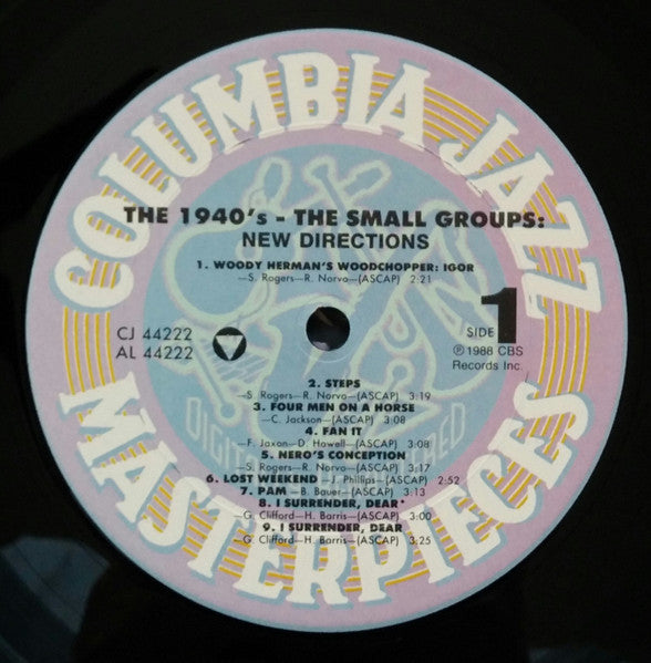 Buy Various : The 1940's - The Small Groups: New Directions (LP