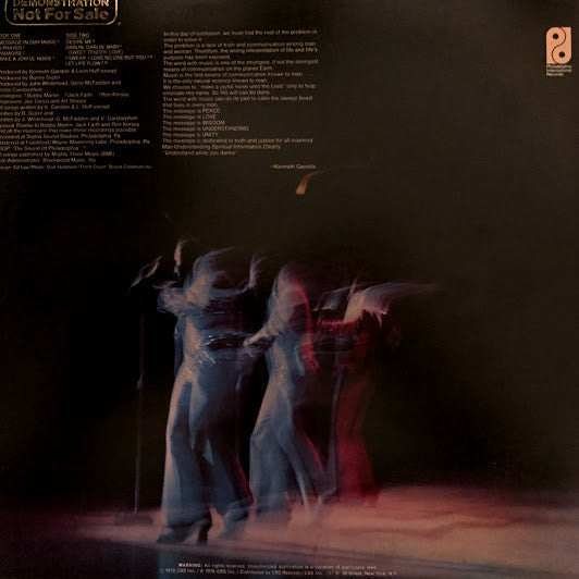 The O'Jays : Message In The Music (LP, Album, Promo)