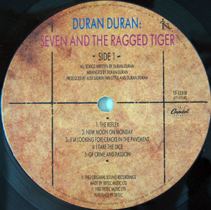 Duran Duran : Seven And The Ragged Tiger (LP, Album, Jac)