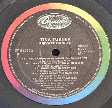 Tina Turner : Private Dancer (LP, Album, Club)