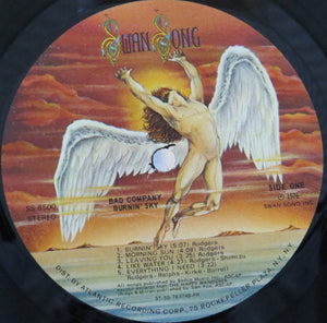 Bad Company (3) : Burnin' Sky (LP, Album, Gat)