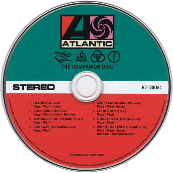 Led Zeppelin : Untitled (CD, Album, RE, RM + CD + Dlx, Tri)