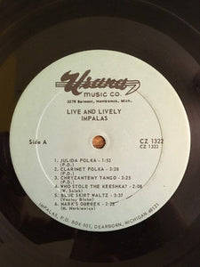 Impalas : Live & Lively (LP, Album)