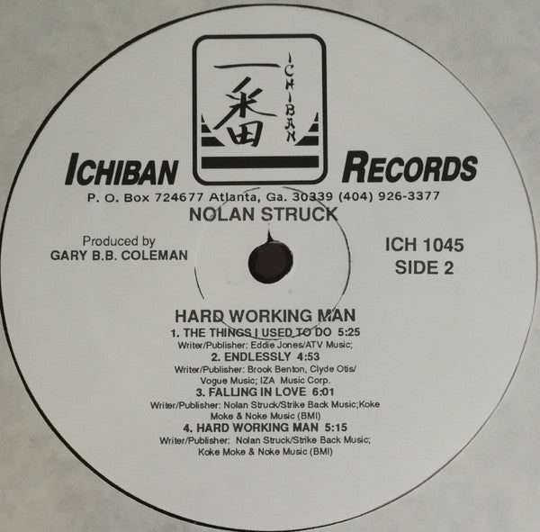 Nolan Struck : Hard Working Man (LP, Album)