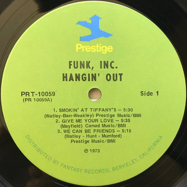 Funk, Inc.* : Hangin' Out (LP, Album)