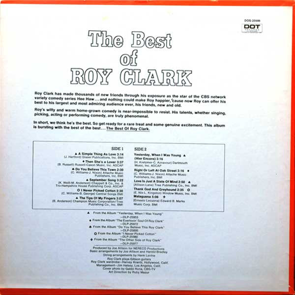 Roy Clark : The Best Of Roy Clark (LP, Comp, Ter)