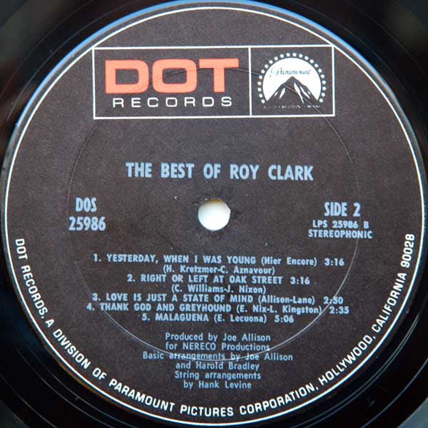 Roy Clark : The Best Of Roy Clark (LP, Comp, Ter)