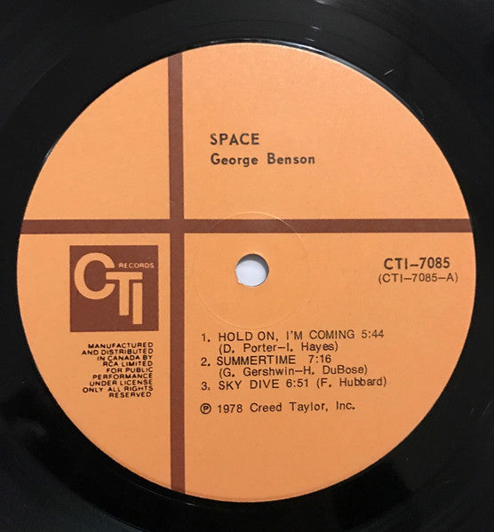 George Benson : Space (LP, Album, Gat)