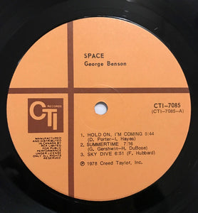 George Benson : Space (LP, Album, Gat)