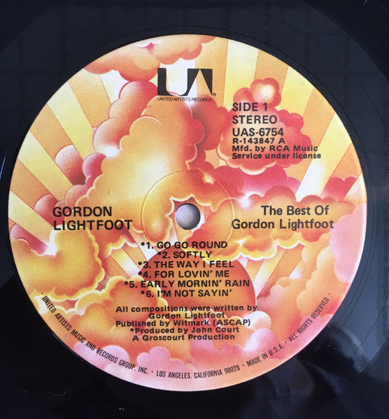 Gordon Lightfoot : The Best Of Gordon Lightfoot (LP, Comp, Club, Ind)