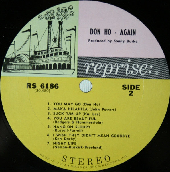 Don Ho And The Aliis : Don Ho - Again (LP, Album)