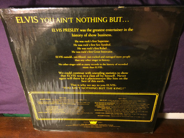 Elvis Presley : Elvis You Ain't Nothing But The King (LP, Album, Comp, Unofficial)