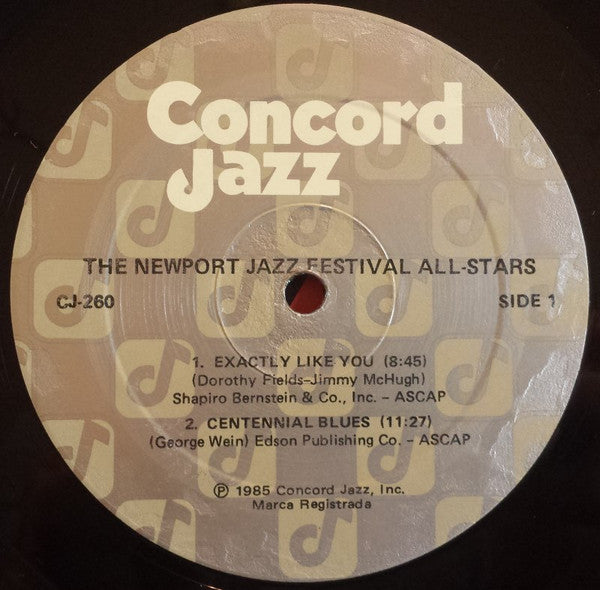 The Newport Jazz Festival All-Stars : The Newport Jazz Festival All-Stars (2xLP, Album, Gat)