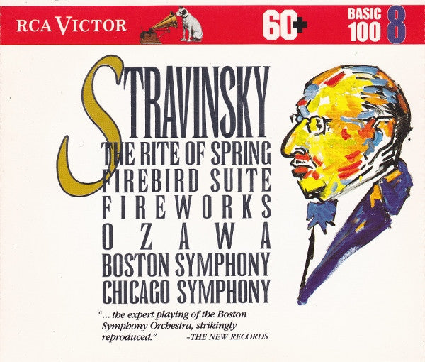 Stravinsky*, Ozawa*, Boston Symphony*, Chicago Symphony* : The Rite Of Spring / Firebird Suite / Fireworks (CD, Comp)