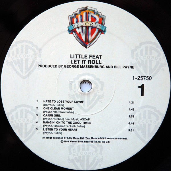 Little Feat : Let It Roll (LP, Album, All)