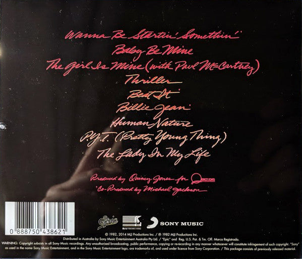 Michael Jackson : Thriller (CD, Album, RE)