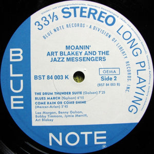 Art Blakey And The Jazz Messengers* : Moanin' (LP, Album, RE)