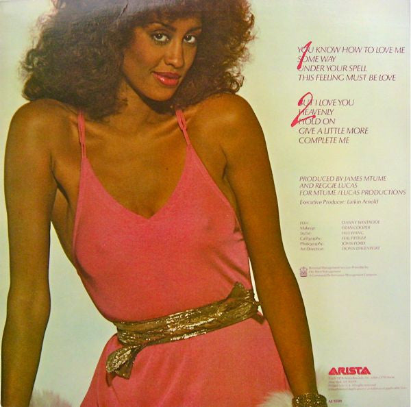 Phyllis Hyman : You Know How To Love Me (LP, Album, San)