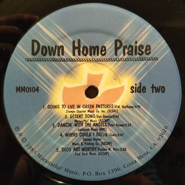 Down Home Praise : Down Home Praise (LP, Album)