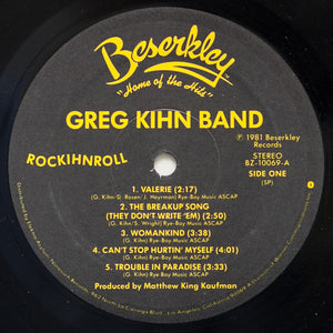 Greg Kihn Band : Rockihnroll (LP, Album, Spe)