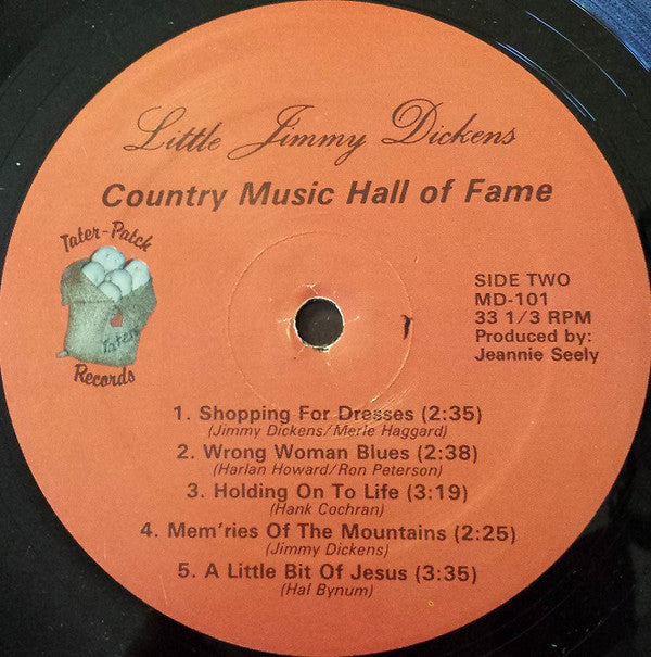 Little Jimmy Dickens : Country Music Hall Of Fame (LP, Album)