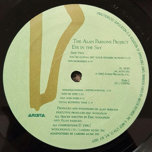 The Alan Parsons Project : Eye In The Sky (LP, Album, Ele)