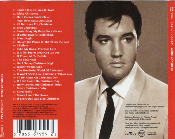 Elvis* : White Christmas (CD, Comp, RM, Cin)