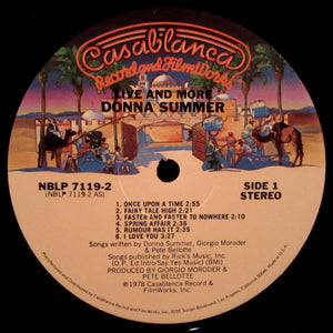 Donna Summer : Live And More (2xLP, Album, Rai)