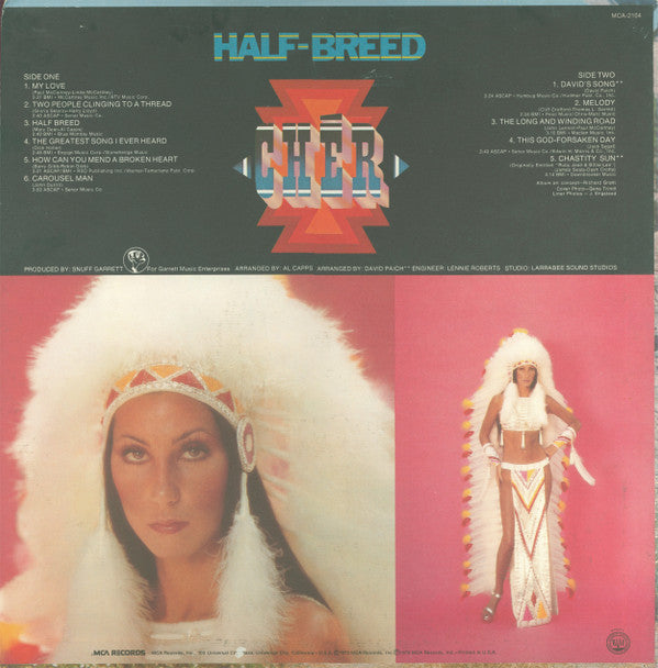 Cher : Half-Breed (LP, Album, Club, CRC)