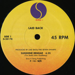 Laid Back : Sunshine Reggae / White Horse (12", Maxi, Spe)