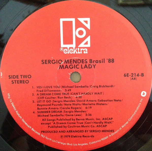 Sergio Mendes Brasil '88* : Magic Lady (LP, Album, AR)