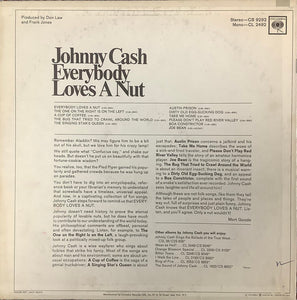 Johnny Cash : Everybody Loves A Nut (LP, Album)