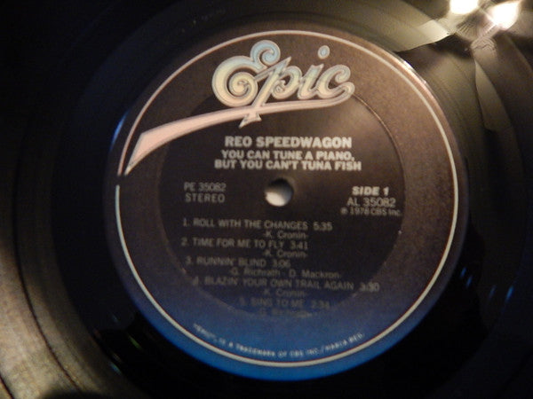 REO Speedwagon : You Can Tune A Piano, But You Can't Tuna Fish (LP, Album, RE)