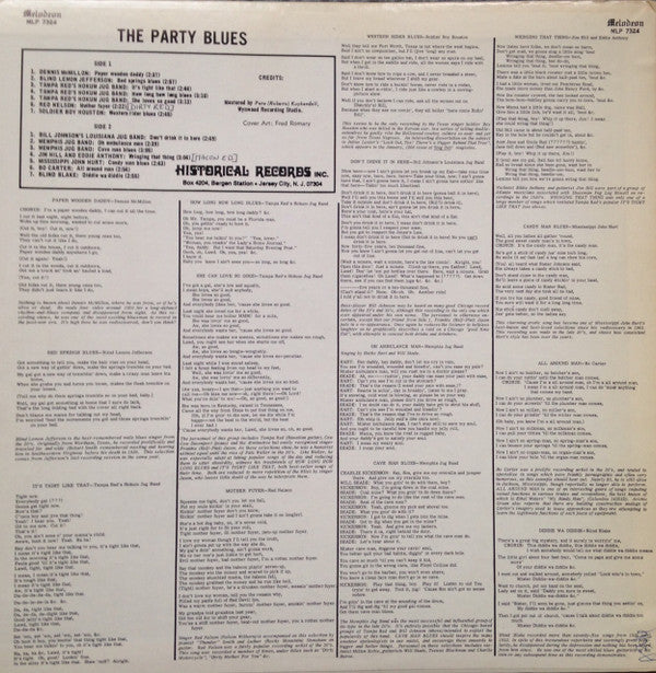 Various : Party Blues (LP, Comp)