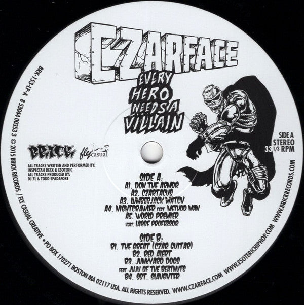 Czarface : Every Hero Needs A Villain (2xLP, Album)