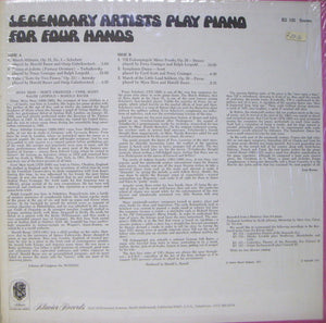 Various : Legendary Artists Play Piano For Four Hands (LP, Comp)