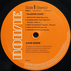 David Bowie : Aladdin Sane (LP, Album, RE, RM, Gat)