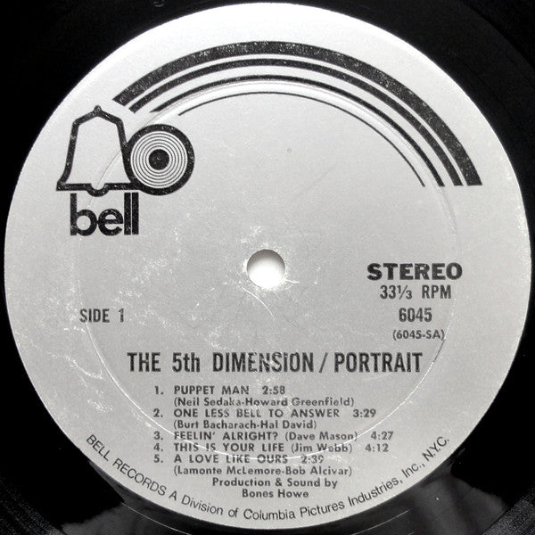 The 5th Dimension* : Portrait (LP, Album, Gat)