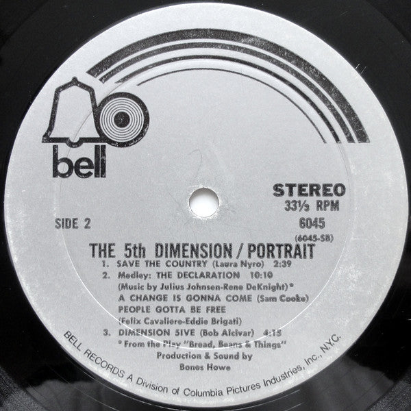 The 5th Dimension* : Portrait (LP, Album, Gat)
