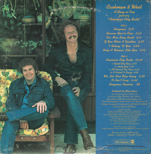 Cashman & West : A Song Or Two (LP, Album, Club, Tru)