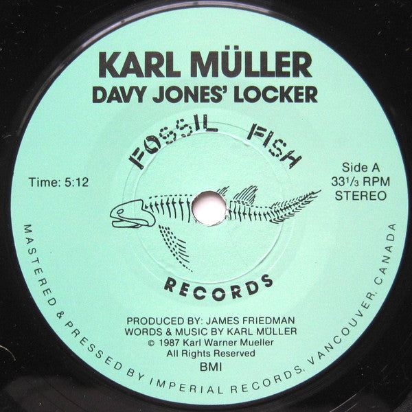 Karl Muller : Davy Jones' Locker / White-Line...Right?! (7")