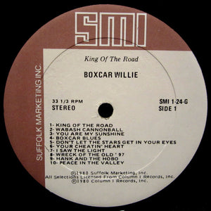 Boxcar Willie : King Of The Road 20 Great Tracks (LP, Comp, Gol)