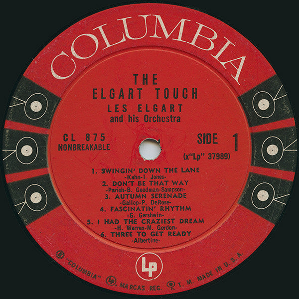 Les Elgart And His Orchestra : The Elgart Touch (LP, Album, Mono)