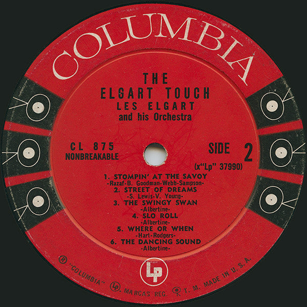Les Elgart And His Orchestra : The Elgart Touch (LP, Album, Mono)