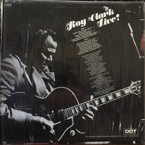 Roy Clark : Roy Clark Live! (LP, Album, PRC)