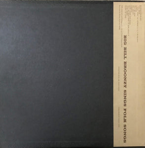Big Bill Broonzy : Sings Folk Songs (LP, Album)