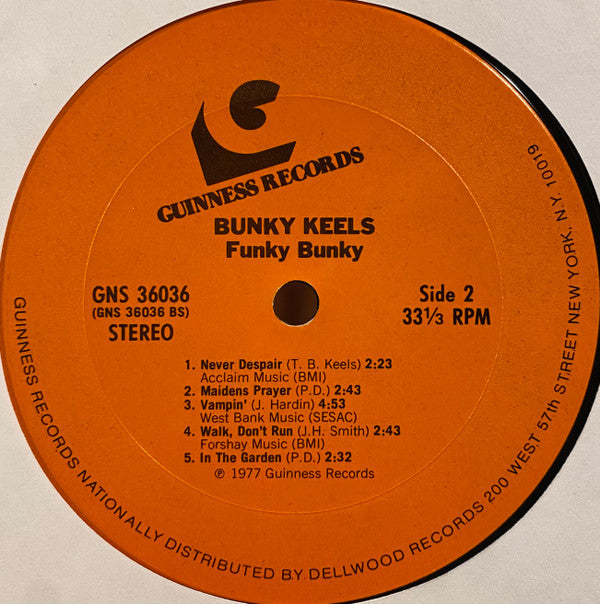 Bunky Keels : Funky Bunky (LP, Album)